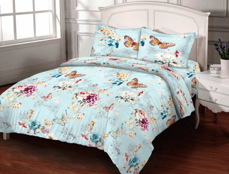 Тканина для постільної білизни Бязь "Gold" Lux "Весняний день" GL4046