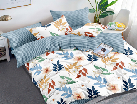 Сімейний набір постільної білизни із Сатину №1012AB Черешенка™