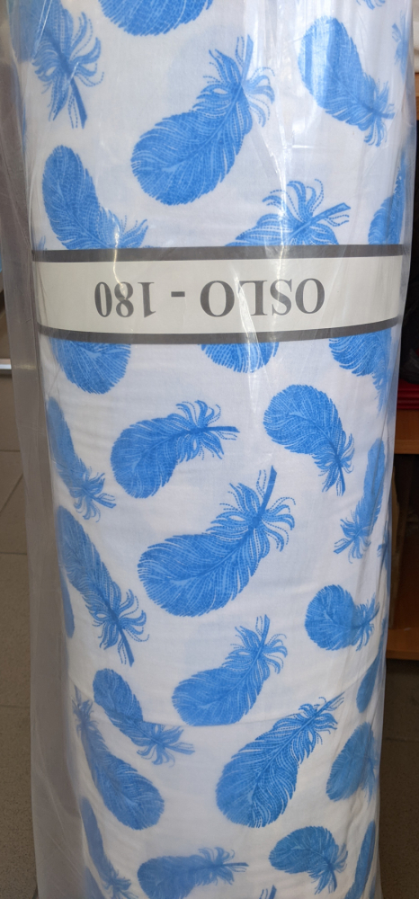 Ткань для постельного белья Фланель (байка) детcкая FLB1057blue