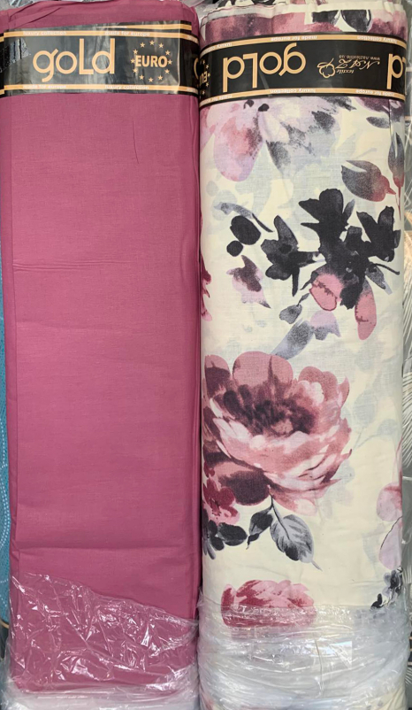 Ткань для постельного белья Бязь "Gold" Lux GL8267 (A+B) - (50м+50м)