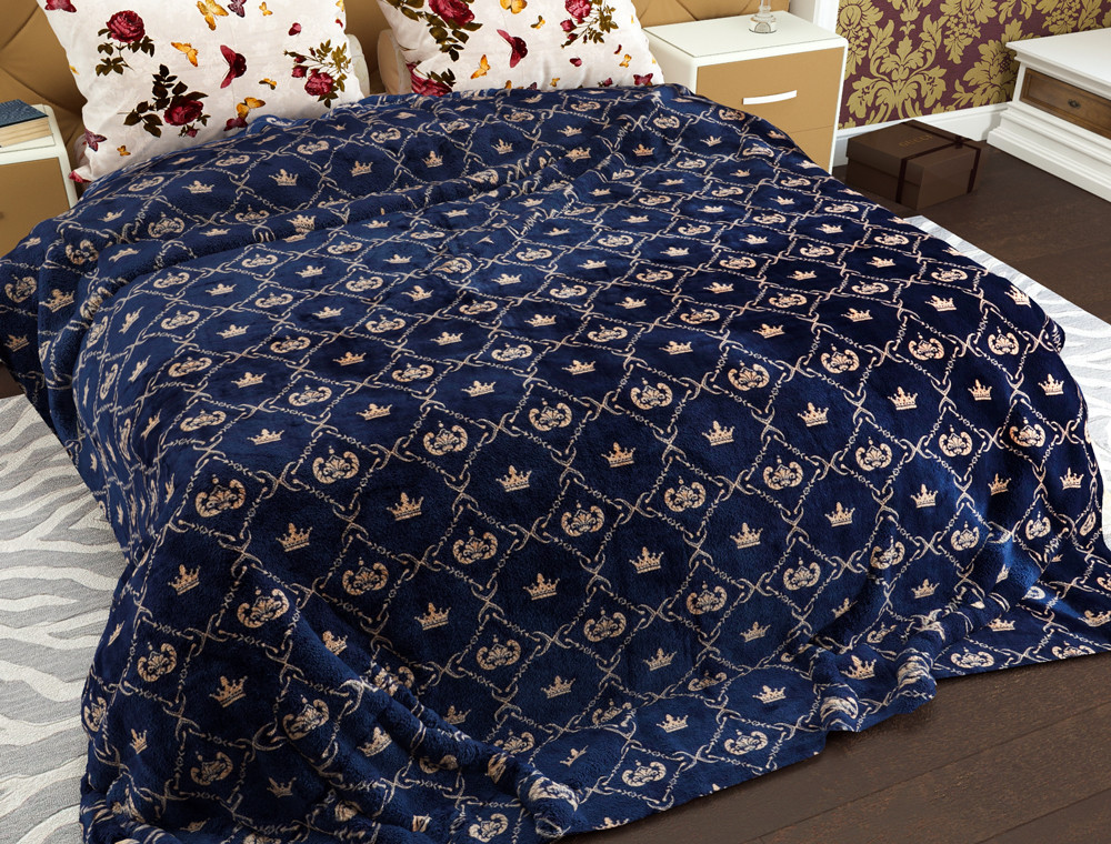 Двуспальный флисовый плед №33872