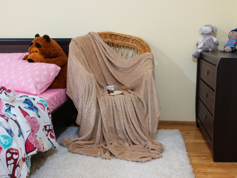 Євро-максі покривало-плед "принт Сіточка" (230*200) - 22202