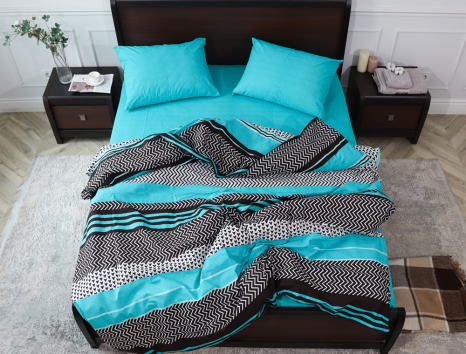 Двоспальний набір постільної білизни 180*220 із Бязі "Gold" №157447AB Черешенка™