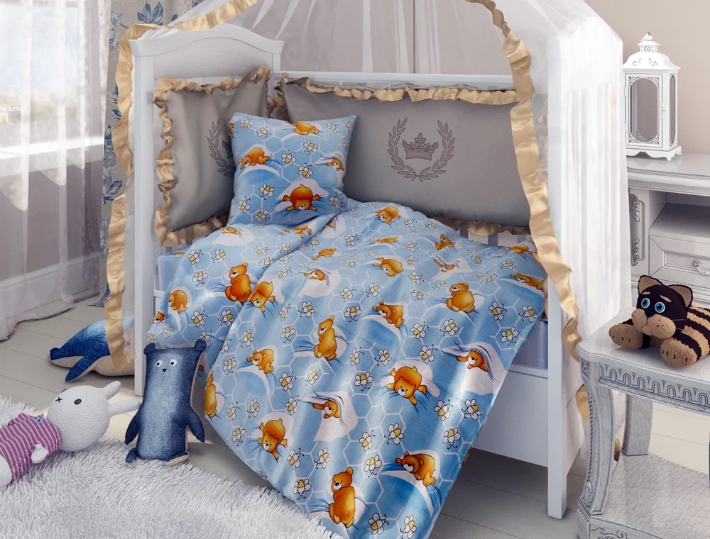 Ткань для постельного белья Бязь "Gold" Lux детская GLB231