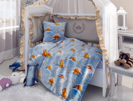 Ткань для постельного белья Бязь "Gold" Lux детская GLB231