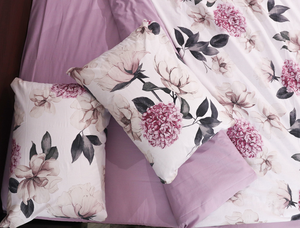 Семейный набор хлопкового постельного белья из Бязи "Gold" №158376AB Черешенка™