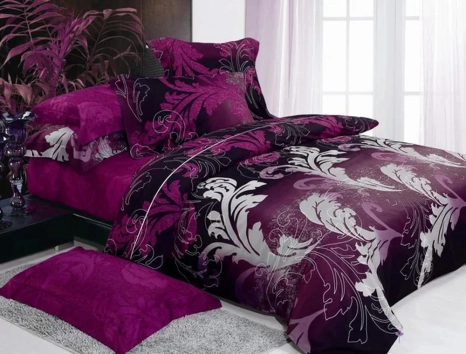 Семейный набор хлопкового постельного белья из Бязи "Gold" №157054AB Черешенка™