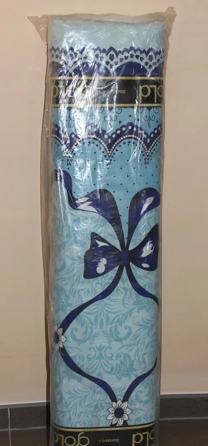 Тканина для постільної білизни Бязь "Gold" Lux "Абстрактний принт (мереживо)" GL275