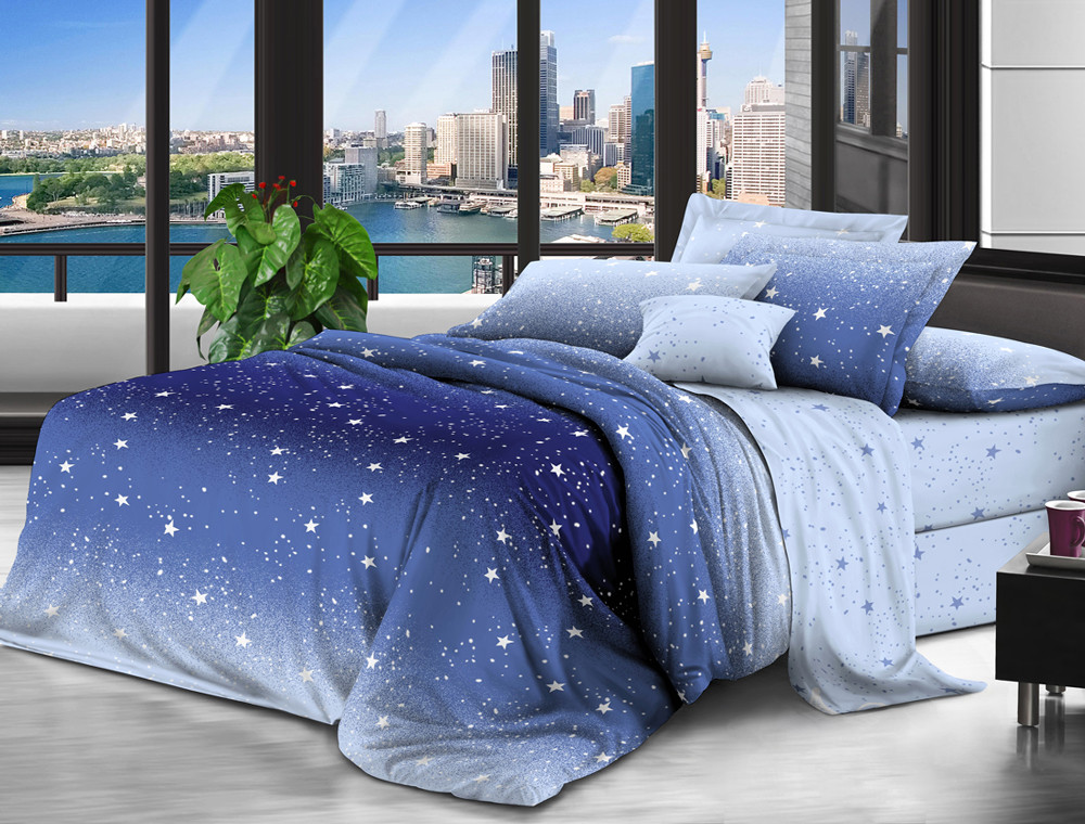 Двоспальний набір постільної білизни 180*220 із Ранфорсу №182990AB Черешенка™