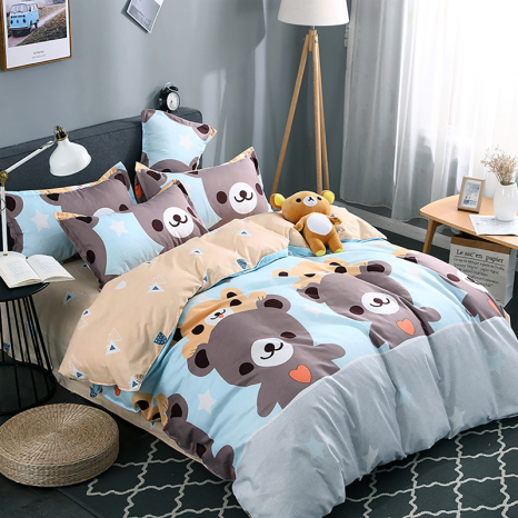 Дитячий комплект з Бязі "Gold" №16173 Черешенка™