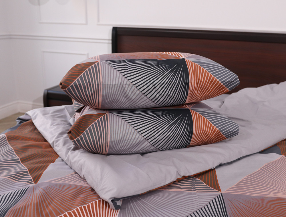 Сімейний набір постільної білизни із Бязі "Gold" №152606АВ Черешенька™