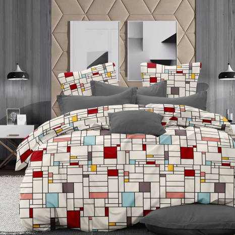 Ткань для постельного белья Бязь "Gold" Lux GL3359cream