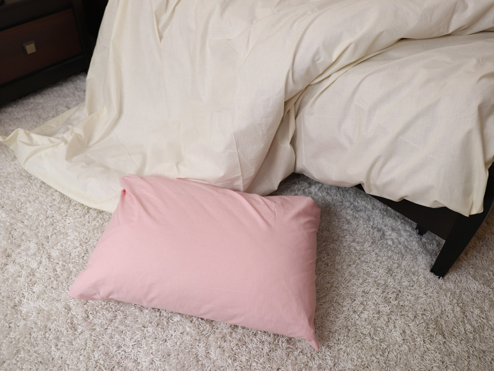 Двоспальний набір однотонної постільної білизни 180*220 із Бязі "Gold" №151560AB Черешенка™