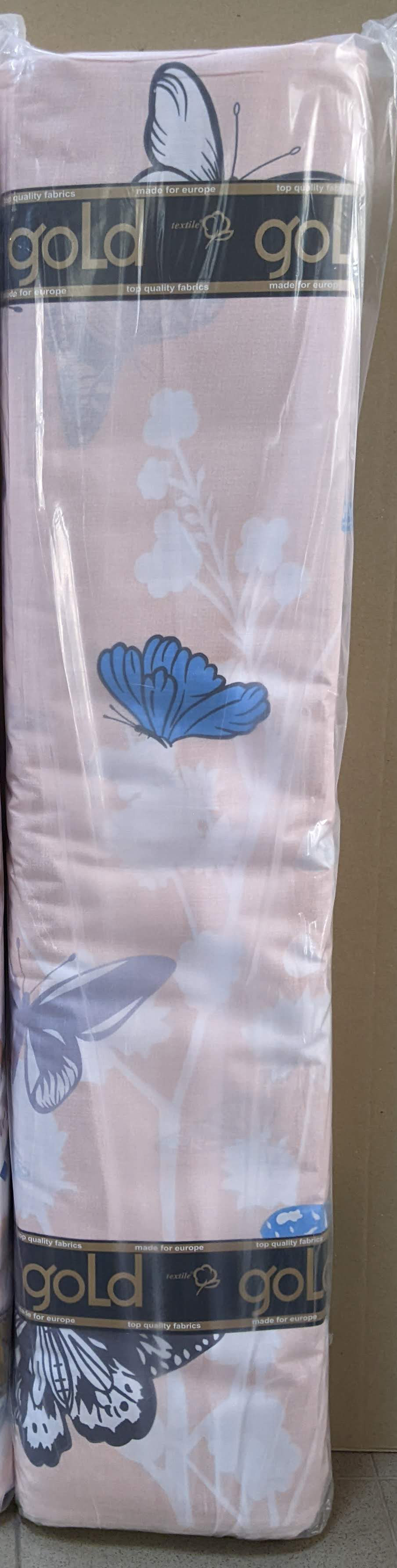 Ткань для постельного белья Бязь "Gold" Lux GL3587pink