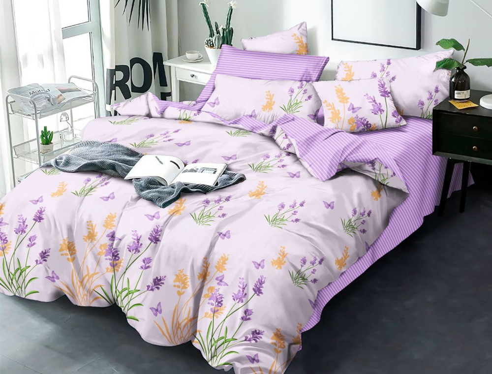 Євро-максі набір постільної білизни 200*220 із Бязі "Gold" №157621AB Черешенка™