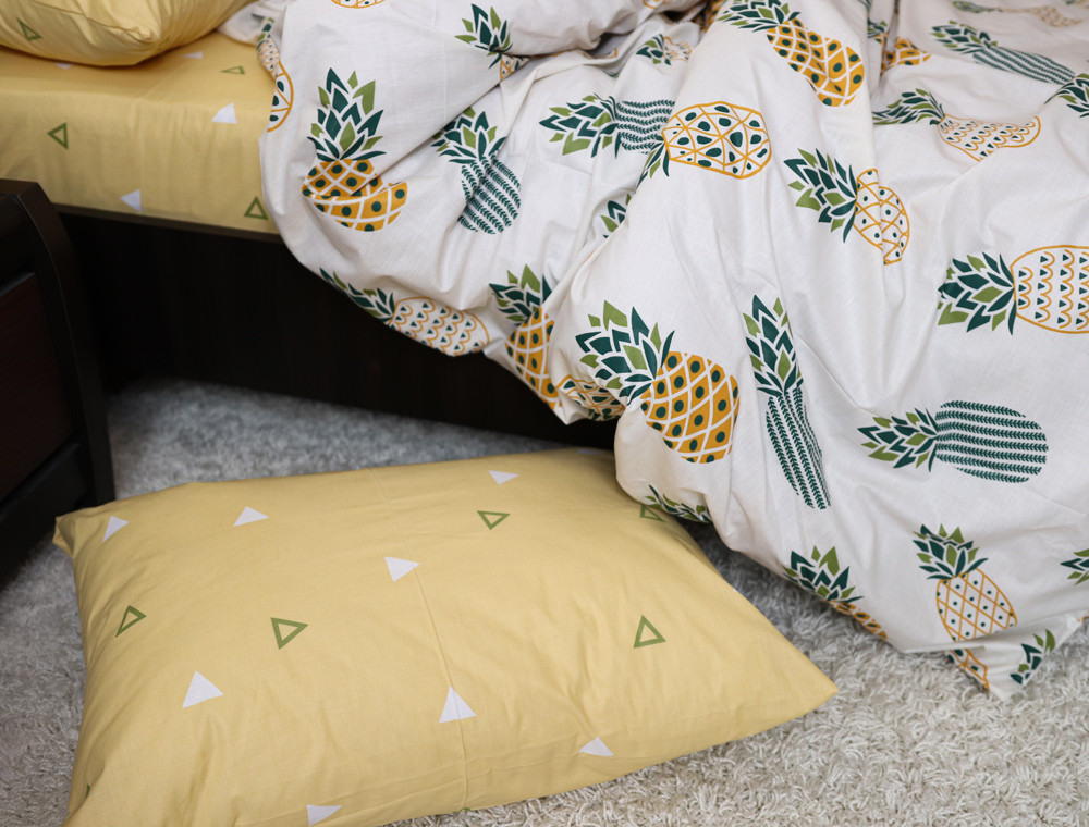 Євро-максі набір постільної білизни 200*220 із Бязі "Gold" №151472AB Черешенка™