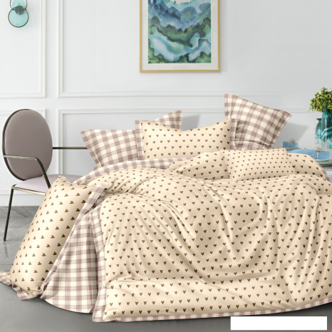 Сімейний набір постільної білизни із Сатину №44989170AB Черешенька™