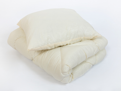 Комплект дитяча ковдра 105x135 + подушка 50x50 (мікрофібра/холлофайбер) №2109