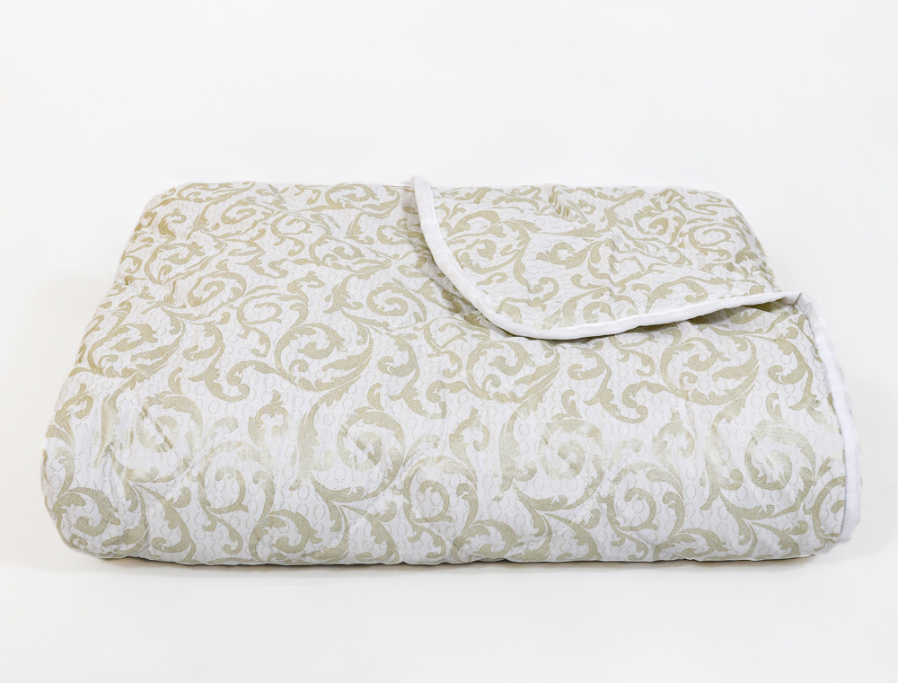 Двуспальное летнее одеяло микрофибра/синтепон №41053