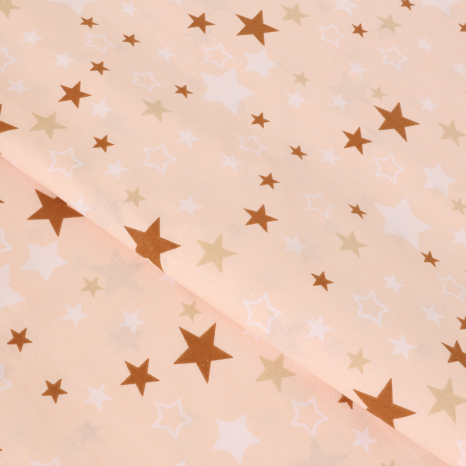 Ткань для постельного белья Бязь "Gold" Lux GL1055beige