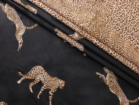 Тканина для постільної білизни Бязь "Gold" Lux "Леопард" GL1309 (A+B) - (50м+50м)