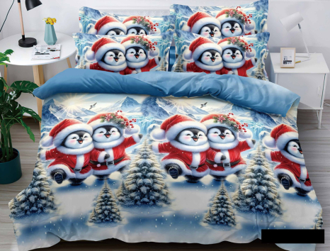 Двоспальний набір постільної білизни 180*220 з Фланелі №954707 Черешенька™