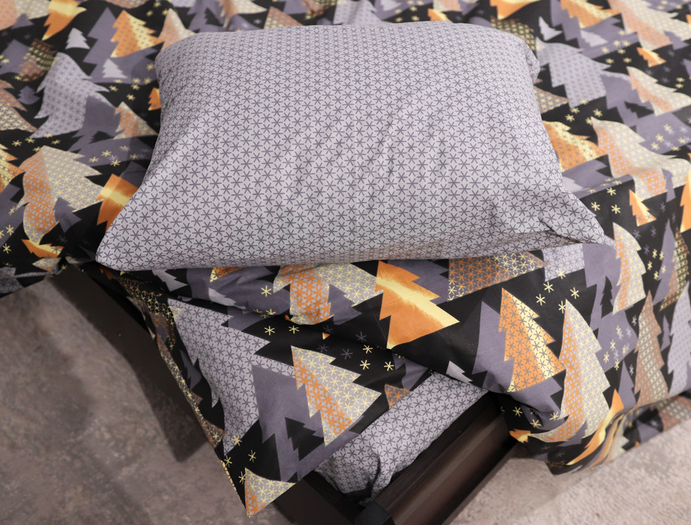 Семейный набор хлопкового постельного белья из Бязи "Gold" №1510210AB Черешенка™