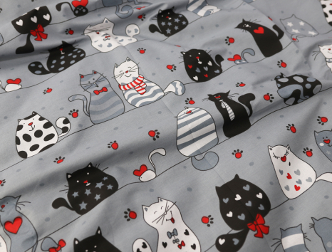 Полуторный набор постельного белья 150*220 из Бязи "Gold" №167074 Черешенка™