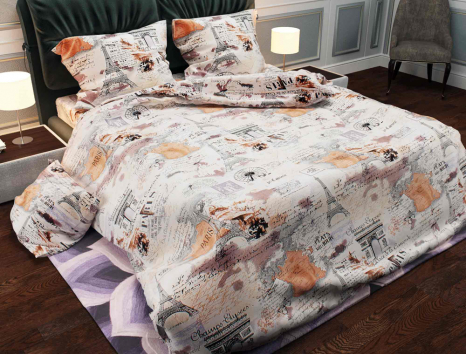 Євро-максі набір постільної білизни 200*220 із Бязі "Gold" №157051 Черешенка™