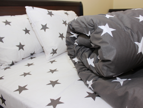 Полуторный набор постельного белья 150*220 из Бязи "Gold" №151316AB Черешенка™