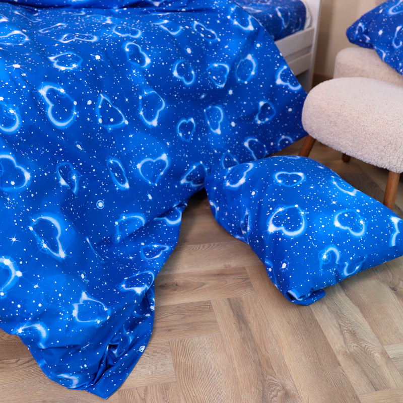 Полуторний набір постільної білизни 150*220 із полікотону №2014071 Черешенька™