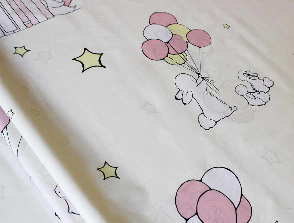 Тканина для постільної білизни Бязь "Gold" Lux дитяча "Маленька зірка" GLB180