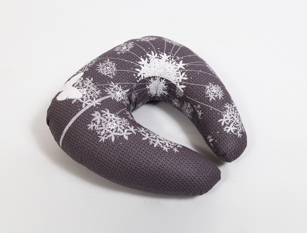 Дорожня подушка-рогалик для подорожей №60002