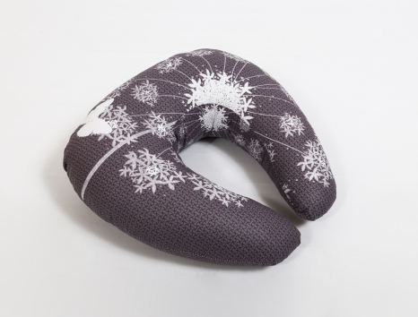 Дорожня подушка-рогалик для подорожей №60002