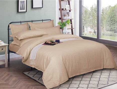 Тканина для постільної білизни Бязь "Gold" Lux однотонна GLS100Beige (50м)