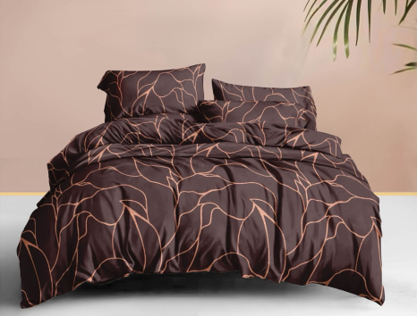 Євро набір постільної білизни 200*220 із полікотону №200176 Черешенька™