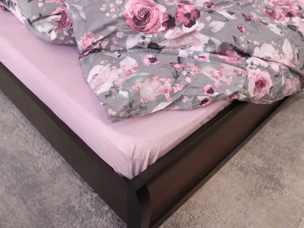 Полуторний набір постільної білизни 150*220 із Сатину №44339AB Черешенка™