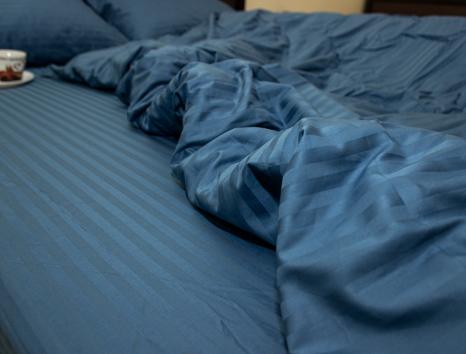 Сімейний набір постільної білизни зі Страйп Сатину №544032 KRISPOL™