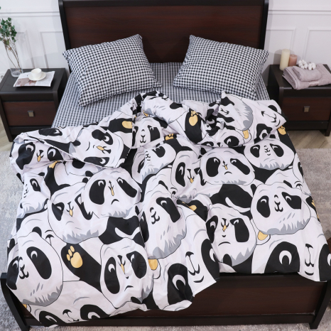 Двоспальний набір постільної білизни 180*220 із Бязі "Gold" №5113223AB Черешенка™