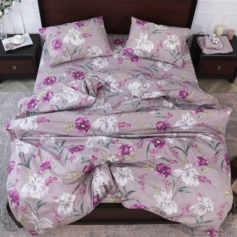 Семейный набор хлопкового постельного белья из Бязи "Gold" №155033 Черешенка™