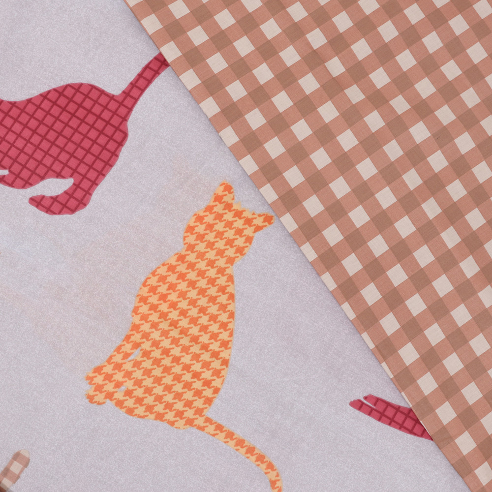 Тканина для постільної білизни Бязь "Gold" Lux GL1861 (A+B) - (50м+50м)