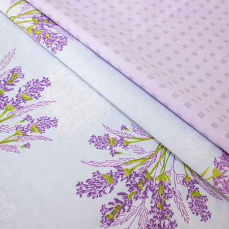 Тканина для постільної білизни Бязь "Gold" Lux GL1311 (A+B) - (50м+50м)