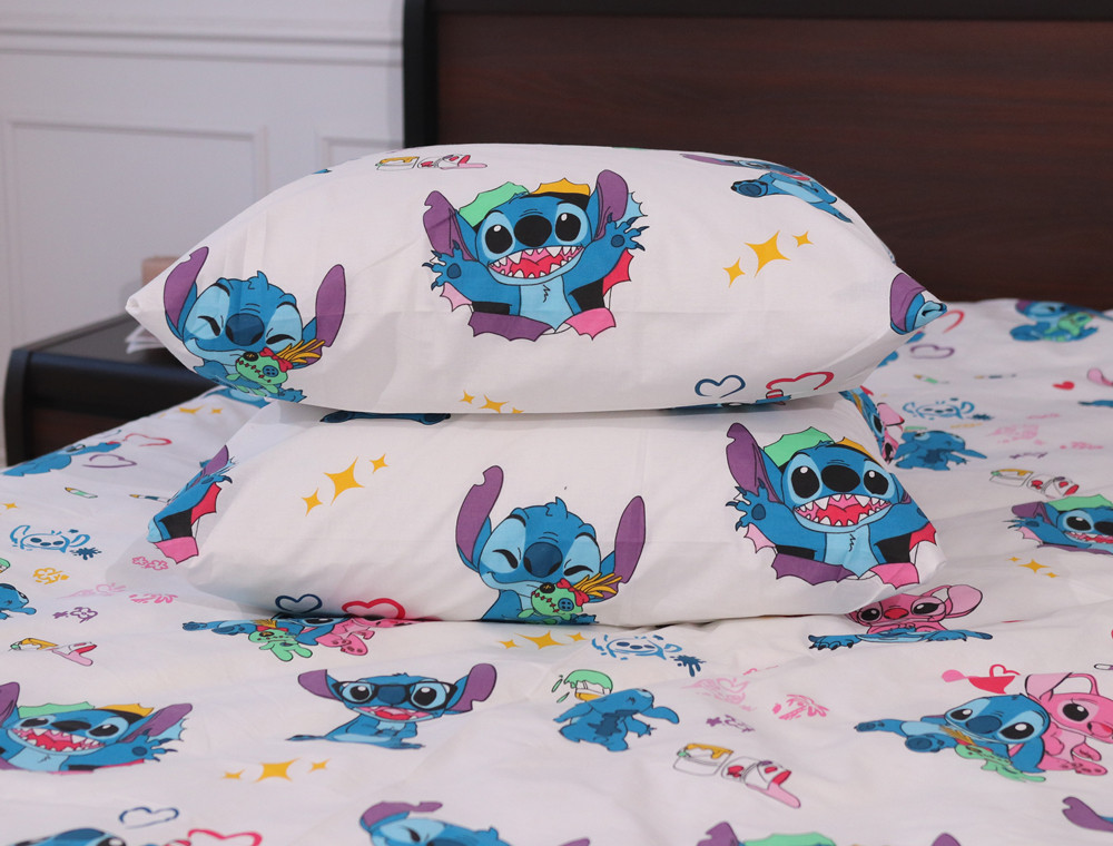 Полуторний набір постільної білизни 150*220 із Бязі "Gold" №161821 Черешенька™