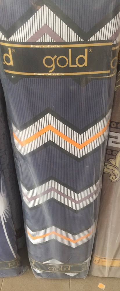 Ткань для постельного белья Бязь "Gold" Lux "Фигурные волны" GL3910