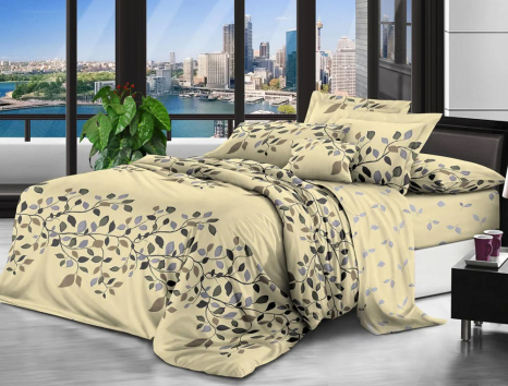 Тканина для постільної білизни Сатин XHYR-1222 (A+B) - (50м+50м)