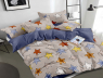 Семейный набор хлопкового постельного белья из Сатина №064AB Черешенка™