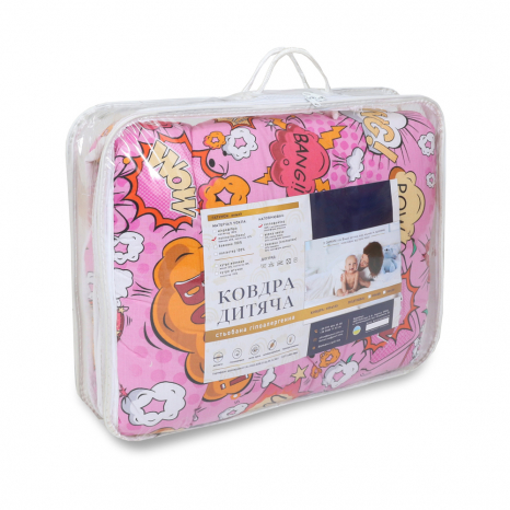 Дитяча ковдра бязь/холлофайбер №3002