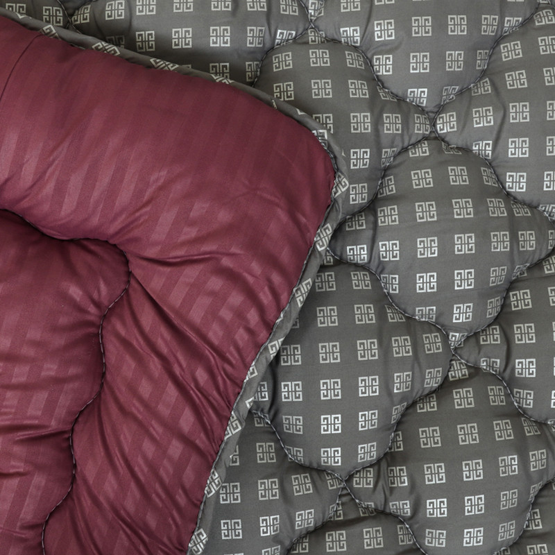 Двоспальна ковдра мікрофібра/холофайбер двостороння №40093