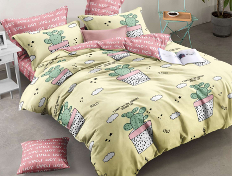 Двоспальний набір постільної білизни 180*220 із Ранфорсу №183173AB Черешенка™