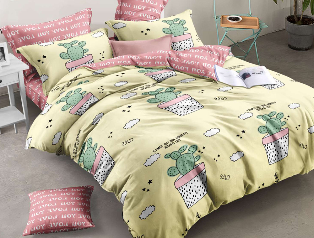 Двоспальний набір постільної білизни 180*220 із Ранфорсу №183173AB Черешенка™